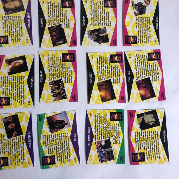 Lot of 24 Pop Rock ProSet‎ Superstars Musicards Trading Cards - Picture 10 of 10